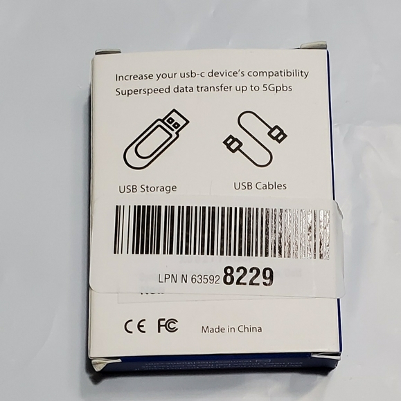 Syntech USB-C to USB OTG Adapter Cables 2pk Rose - Picture 2 of 3